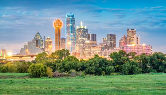 Charlotte City Skyline